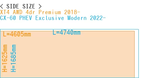 #XT4 AWD 4dr Premium 2018- + CX-60 PHEV Exclusive Modern 2022-